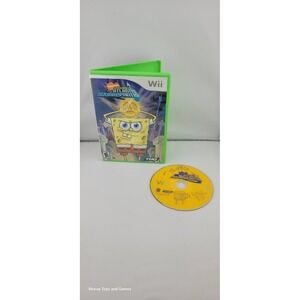 SpongeBob's Atlantis SquarePantis Nintendo Wii 2007 Game and Case Tested Working